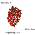 Alloy Rhinestone Glass Brooch Pin For Women Suits And Dresses view 4