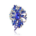 Large Alloy Glass Brooch Pin For Cardigans Shawls And Dresses view 5