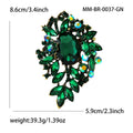 Alloy Rhinestone Glass Brooch For Elegant Women's Apparel Decoration view 10
