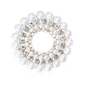 Alloy Pearl Wreath Brooch For Women Suit And Sweater view 5