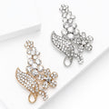 Plated Alloy Four Flower Brooch For Elegant Suit Accessories view 3