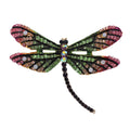 Alloy Rhinestone Dragonfly Pearl Brooch Pin For Fashion Apparel view 5