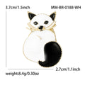 Alloy Enamel Fox Brooch For Cartoon Animal Clothing Accessories view 5