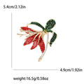 Alloy Rhinestone Daffodil Brooch Pin For Elegant Shawl And Apparel view 5