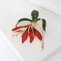 Alloy Rhinestone Daffodil Brooch Pin For Elegant Shawl And Apparel view 3