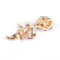 Alloy Enamel Rhinestone Goldfish Brooch Pin For Women's Apparel view 3