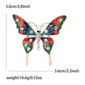 Vintage Alloy Enamel Butterfly Brooch For Women's Suits And Coats view 5