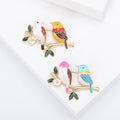 Alloy Cute Bird Brooch Pin For Coats Shirts And Shawls view 1