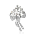 Alloy Rhinestone Bouquet Brooch For Women's Sweater Cardigan Decoration view 5