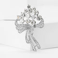 Alloy Rhinestone Bouquet Brooch For Women's Sweater Cardigan Decoration view 2