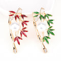 Alloy Enamel Ladybug Rhinestone Brooch For Fashion Clothing Decoration view 4