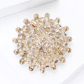 Alloy Pearl Round Brooch Pin For Clothing And Gift Decoration view 4