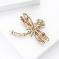 Alloy Pearl Dragonfly Brooch For Scarves Shawls And Suit Jackets view 4