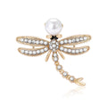 Alloy Pearl Dragonfly Brooch For Scarves Shawls And Suit Jackets view 1