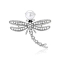 Alloy Pearl Dragonfly Brooch For Scarves Shawls And Suit Jackets view 2