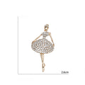 Rhinestone Alloy Brooch Pin For Elegant Women's Suit Accessories view 5