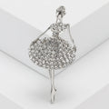 Rhinestone Alloy Brooch Pin For Elegant Women's Suit Accessories view 3