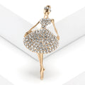 Rhinestone Alloy Brooch Pin For Elegant Women's Suit Accessories view 6