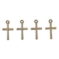 Zinc Alloy Cross Charm Pendant No.149642 for DIY Necklace Bracelet Jewelry Making view 4