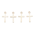 Zinc Alloy Cross Charm Pendant No.149642 for DIY Necklace Bracelet Jewelry Making view 2