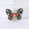 Alloy Enamel Butterfly Brooch Pin For Women Suits And Sweaters view 1