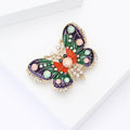 Alloy Enamel Butterfly Brooch Pin For Women Suits And Sweaters view 3