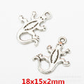 Zinc Alloy Gecko Charm Pendant No.305412 for DIY Necklace Bracelet Jewelry Making view 4