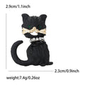 Alloy Enamel Cat Brooch Pin For Women Suit And Coat Decoration view 4