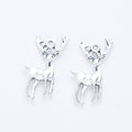 Zinc Alloy Deer Charm Pendant for DIY Necklace Bracelet Jewelry Making view 3