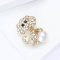 Alloy Rhinestone Puppy Lapel Pin For Fashion Clothing Decoration Brooch view 3