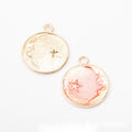 Moon Star Planet Enamel Metal Charm Collection For Jewelry Making view 8