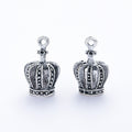 Zinc Alloy Crown Charm Pendant No.423222 for DIY Necklace Bracelet Jewelry Making view 4