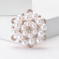 Alloy Pearl Brooch Pin For Women's Suit And Cardigan Decoration view 2