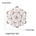 Alloy Pearl Brooch Pin For Women's Suit And Cardigan Decoration view 6