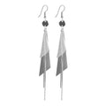 Elegant Korean Style Geometric Triangle Alloy Long Chain Tassel Drop Dangle Fashion Earrings view 5