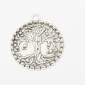 Zinc Alloy Tree Of Life Charm Pendant No.640730 for DIY Necklace Bracelet Jewelry Making view 2