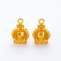 Zinc Alloy Crown Charm Pendant No.632404 for DIY Necklace Bracelet Jewelry Making view 4