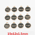 Gold Zinc Alloy Zodiac Signs Charm Pendant for DIY Necklace Bracelet Jewelry Making view 2