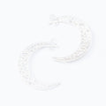 Filigree Crescent Moon Double Loop Connectors in Eight Finishes view 10