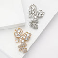 Alloy Rhinestone Butterfly Brooch For Women's Suits And Dresses view 1