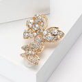 Alloy Rhinestone Butterfly Brooch For Women's Suits And Dresses view 3