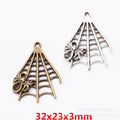 Zinc Alloy Spider Web Charm Pendant No.688126 for DIY Necklace Bracelet Jewelry Making view 1