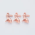 Zinc Alloy Rabbit Charm Pendant No.832046 for DIY Necklace Bracelet Jewelry Making view 4