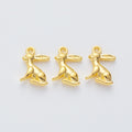 Zinc Alloy Rabbit Charm Pendant No.832046 for DIY Necklace Bracelet Jewelry Making view 3