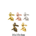 Zinc Alloy Rabbit Charm Pendant No.832046 for DIY Necklace Bracelet Jewelry Making view 1