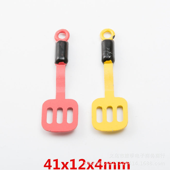 Zinc Alloy Spatula Charm Pendant No.662294 for DIY Necklace Bracelet Jewelry Making