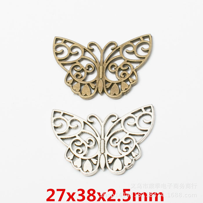 Zinc Alloy Butterfly Charm Pendant No.507841 for DIY Necklace Bracelet Jewelry Making