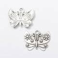 Zinc Alloy Butterfly Charm Pendant No.802359 for DIY Necklace Bracelet Jewelry Making view 3