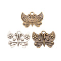 Zinc Alloy Butterfly Charm Pendant No.802359 for DIY Necklace Bracelet Jewelry Making view 4