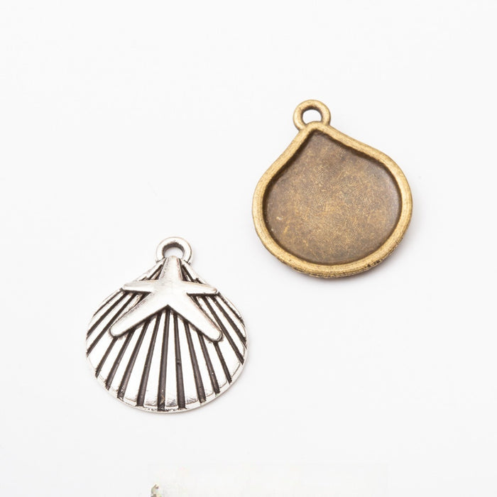 Antique Silver Zinc Alloy Charm Pendant No.534512 for DIY Necklace Bracelet Jewelry Making